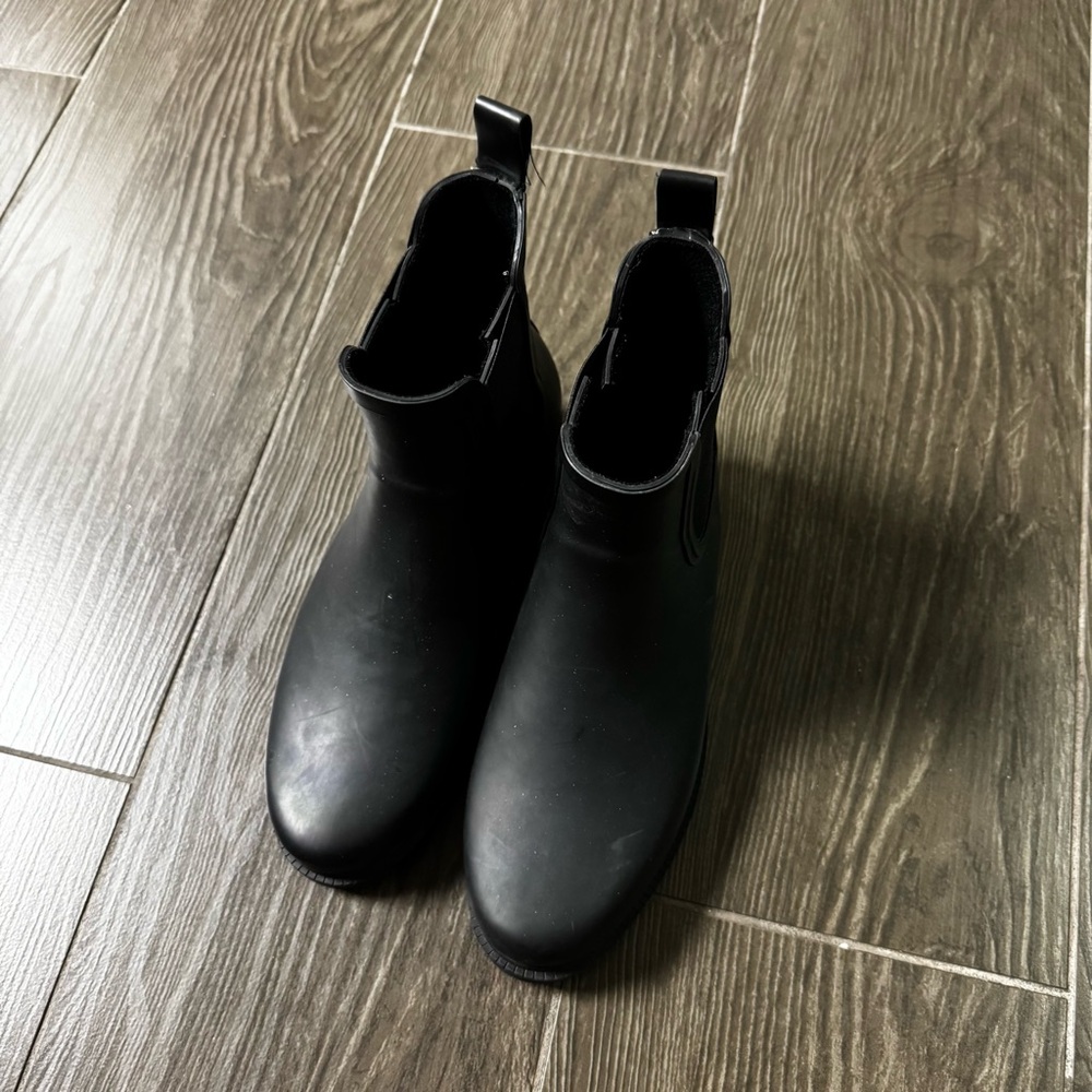 J.Crew Factory - Black Chelsea Rain Boots - Women's